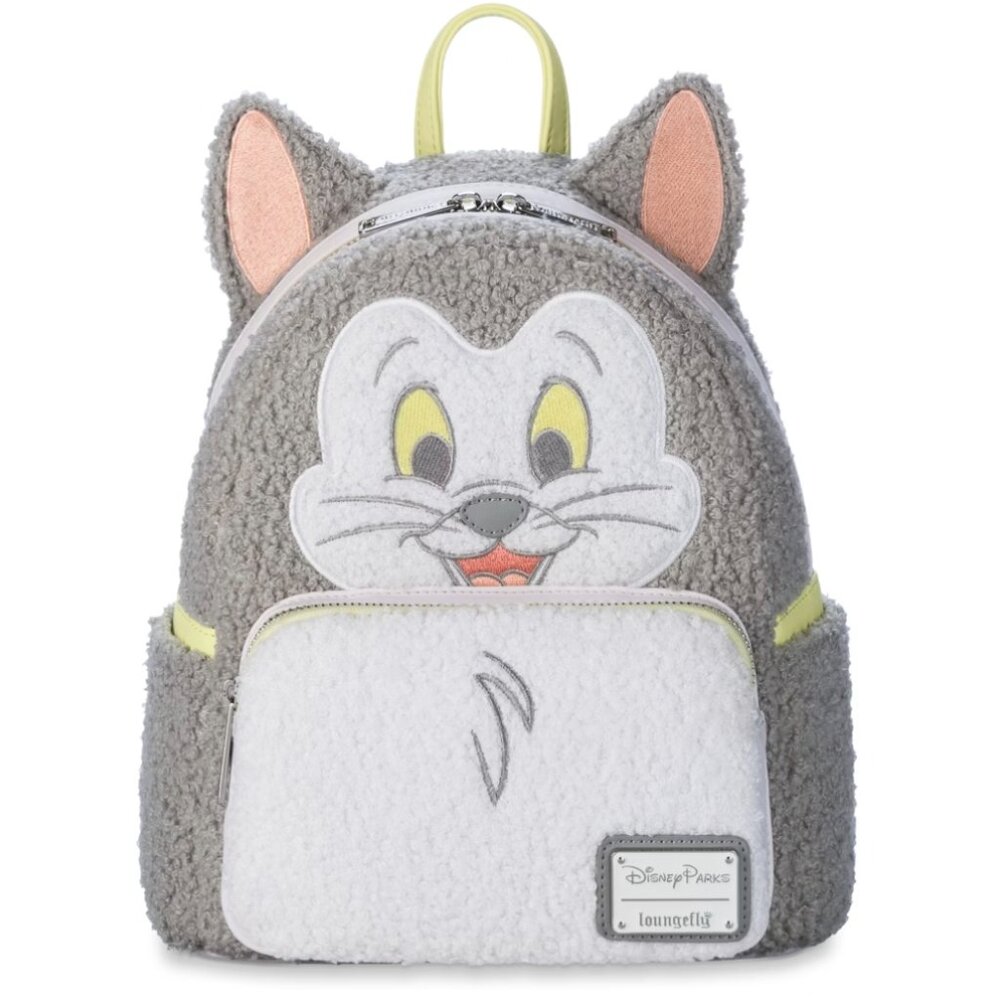 New Loungefly Figaro Pinnochio Cat Disney Chenille Pastel